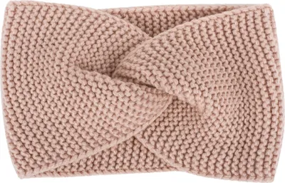 Produktbild von styleBREAKER Damen Feinstrick Stirnband mit Twist Knoten, Krausstrick Muster, warmes Winter Haarband, Headband 04026054
