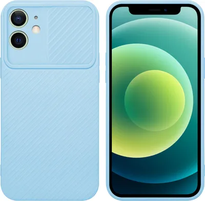 Obrázok produktu pre Cadorabo Puzdro pre Apple iPhone 12 MINI Ochranné puzdro v modrej farbe Kryt mobilného telefónu TPU Puzdro Kryt Ochrana fotoaparátu