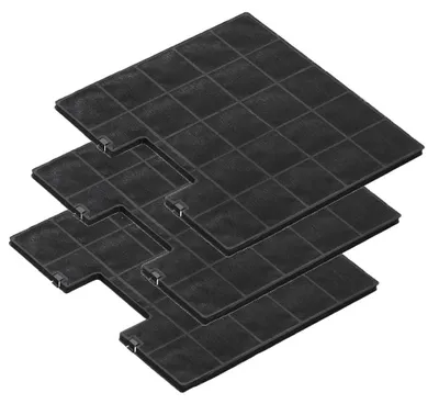 Produktbild von Sparset: 3x Ersatzkohlefilter für Amica KF 17134 passend für KH 17101 E, KH 17106 E / schwarz
