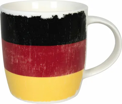Obrázek produktu pro Könitz hrnek Vintage Flag Germany, šálek, hrnek na kávu, nová kostní Čína, barevný, 350 ml, 11 7 275 2657