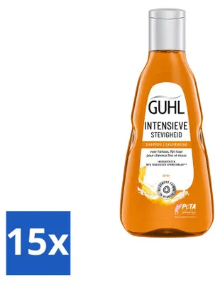 Zdjęcie produktu dla 15 sztuk szamponu Guhl Intensiv Kräftigung z ekstraktem z chmielu - 250 ml - zestaw ekonomiczny