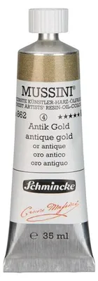 Produktbild von Schmincke MUSSINI Harz-Ölfarbe 35 ml Tube - 864 Goldbronze