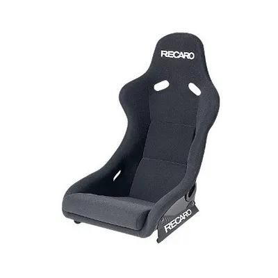 Immagine prodotto di Recaro 070.77.0184A Sedile da corsa POLE POSITION sedile sportivo in fibra di vetro nera GRP (plastica rinforzata con fibra di vetro)