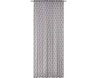 Immagine prodotto di Tenda Elbersdrucke con passanti nascosti Alea 07 grigio-bianco semitrasparente 255x140cm 200558