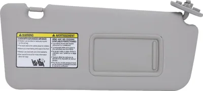 Immagine prodotto di Aletta parasole anteriore destra lato passeggero con blocco dello specchietto retrovisore, elegante, per RAV4 2004-2005, grigio 74310 42370 B0