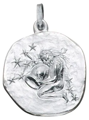 Produktbild von Sternzeichen Wassermann - Anhänger aus 925 Echt Silber Sterlingsilber Uni