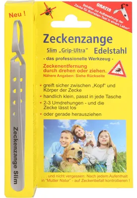 Obrázek produktu pro Pharma Brutscher pinzeta na klíšťata z chirurgické oceli, 1 ks. Odstraňovač klíšťat