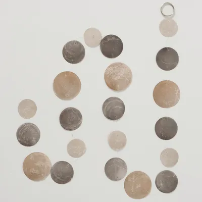 Image de Boltze Guirlande Capiz Country Déco Beige Gris foncé Blanc 5759600