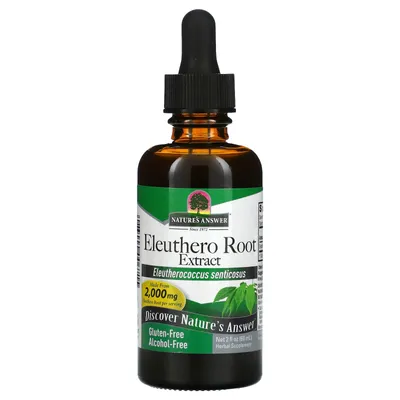 Produktbild von NATURE'S ANSWER Eleuthero-Wurzel-Extrakt - Eleuthero-Wurzel-Extrakt (60 ml)
