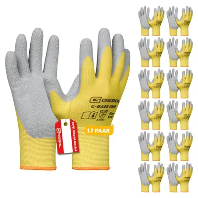 Produktbild von Gebol G-Base Grip Arbeitshandschuhe, 12 Paar, Gr. 10/XL, atmungsaktiv