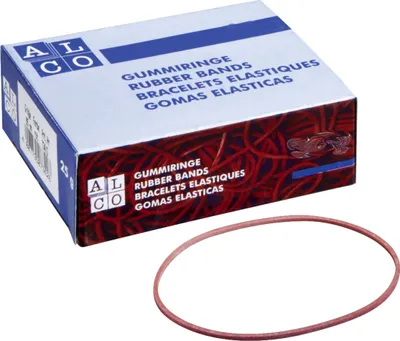 Produktbild von Alco Gummiring Naturkautschuk Ø 65 mm rot 20 g