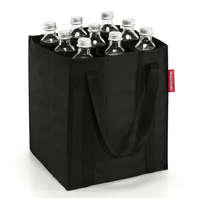 Produktbild von reisenthel bottlebag, tasche für 9 flaschen, tragetasche für einkauf, black / schwarz, ZJ7003