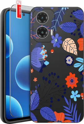 Imagen del producto de Funda para Motorola Moto G45 5G | DISEÑOS | Funda de silicona mate + cristal templado 9H