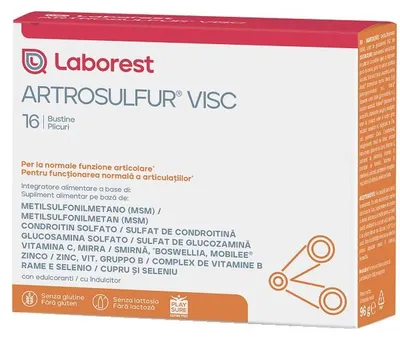 Productafbeelding van ARTROSULFUR VISC, 16 sachets, elk met 6 gram