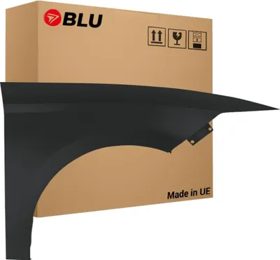 Image de BLU Aile Compatible avec Seat Leon III 3 5F LW7Z Droite Grau Grau Track | 2012-2020 | Avant | Peint| Prêt à Monter | Acier