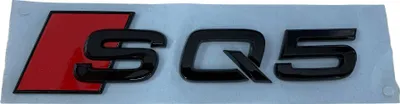 Zdjęcie produktu dla Oryginalny emblemat Audi SQ5 Q5 Black Edition Emblemat z logo w kolorze czarnym