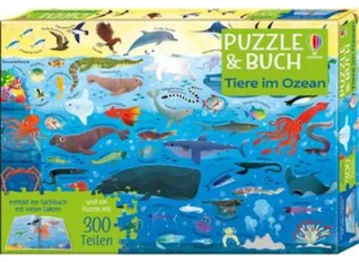 Produktbild von Puzzle & Buch: Tiere im Ozean
