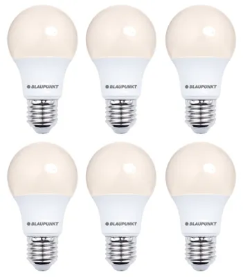 Produktbild von BLAUPUNKT E27 Glühlampe A60 Edison 6W 570 Lumen 2700K Warmweiß, 6er Pack