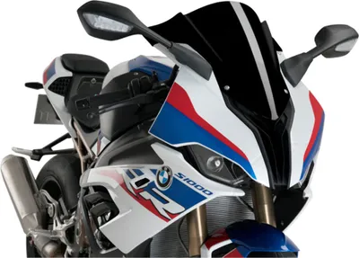Produktbild von PUIG 3571N Z-Racing Scheibe passend fuer BMW S1000RR Schwarz
