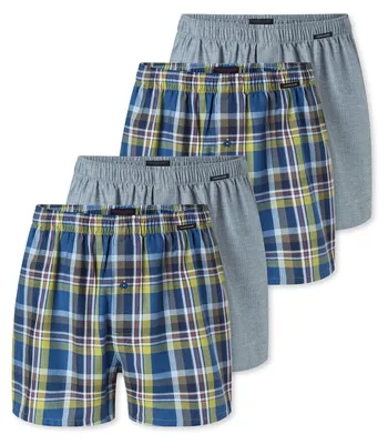 Produktbild von Schiesser Herren Boxer Boxershorts 4-Pack grau-meliert,sortiert4 - Größe 4