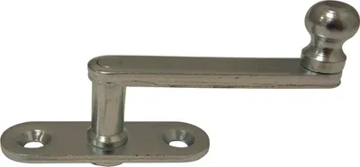 Produktbild von Fensterreiber auf runder Platte, 20 mm, Stahl verzinkt silberfärbig