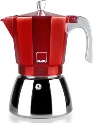 Zdjęcie produktu dla Ibili Elba, 0,6 l, Odlane aluminium, Stal nierdzewna, Czerwony, 13 cm