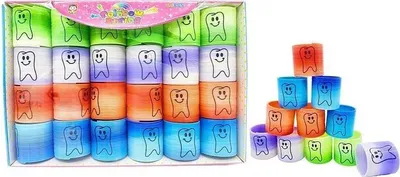 Image de Ressort arc-en-ciel - dents 24pcs