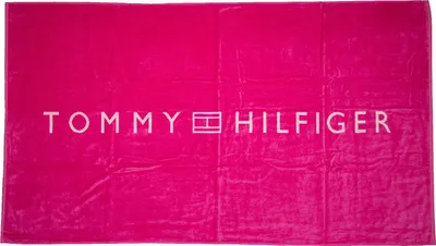 Produktbild von Strandtuch TOMMY HILFIGER Spa-Pool-Baumwollschwamm mit Aufdruck cm.180x100 (ca.) Artikel XM0XM02945 TOWEL, UNICA - ONE SIZE, Cotone 100%