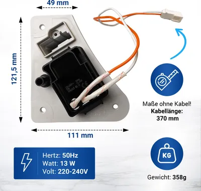 Produktbild von Kondenswasserpumpe passend wie Bauknecht C00627328 13W 220V-240V für Trockner