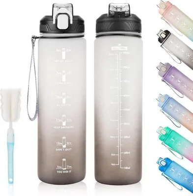 Produktbild von Wassersportflasche 1L, BPA-frei, für Fitness, Schule, Outdoor