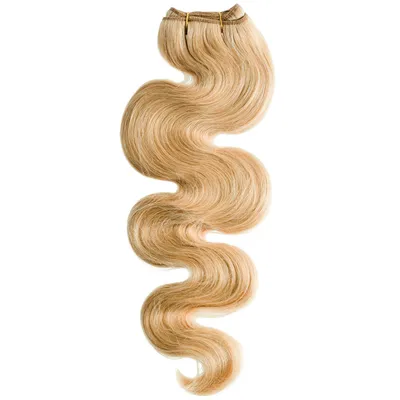 Image de hair2heart mèches de cheveux humains pour couture extensions Wavy - 70cm 100g 9/31 blond clair cendré doré