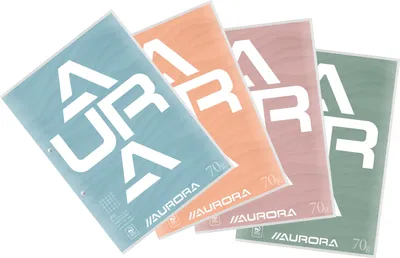 Obrázek produktu pro Aurora Production D102CDQ5, 210 x 297 mm (A4), Čtverečkovaný papír, 70 g/m², Bílá, 210 mm, 297 mm