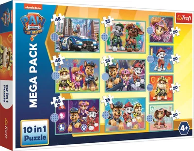 Produktbild von PAW Patrol, 10 in 1 Puzzle (Kinderpuzzle)