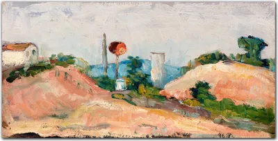 Produktbild von Coloray Bild aus Acryl 100 cm x 50 cm - Wanddekoration Küche Acrylblock mit Bild Dekoration Wohnzimmer Gehärtetes Acryl - Die Bahnschneide Cézanne