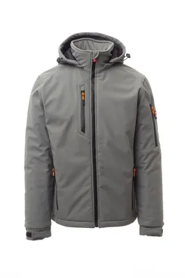 Produktbild von Payper Creek Pad Soft-Shell Jacke Wattiert Rauchgrau/Schwarz Gr. XL, S00330