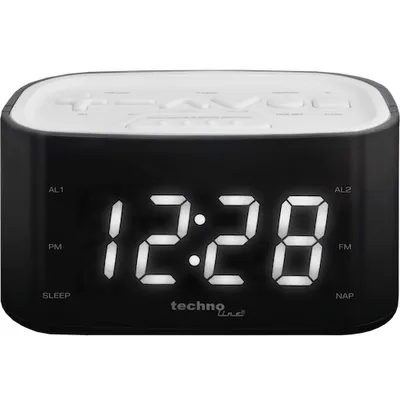 Image de Technoline WT465 - Radio-réveil Horloge à quartz