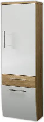 Produktbild von Posseik Hochschrank, sonoma-eiche-weiß, 40 cm