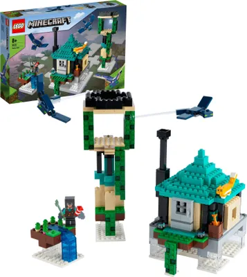 Produktbild von LEGO 21173 Minecraft Der Himmelsturm Set, Spielzeug für Kinder ab 8 Jahren mit einer Figur des Piloten