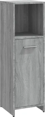 Produktbild von vidaXL Badschrank Grau Sonoma 30x30x95 cm Holzwerkstoff -  Badezimmermöbel-Sets