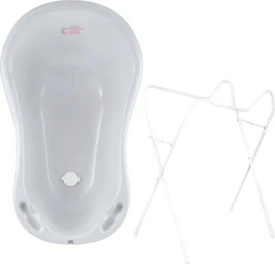 Produktbild von Hylat Baby Babywanne mit Gestell Grau
