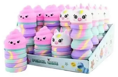 Zdjęcie produktu dla Silikonowy rozkładany piórnik Jednorożec MIX - Robe