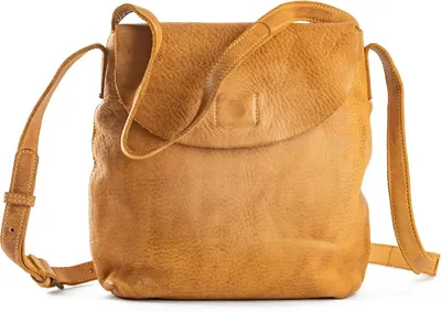 Produktbild von HAROLD'S Leder Umhängetasche Schultertasche Submarine Shoulderbag Yellow dunkelgelb