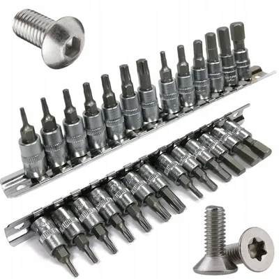 Produktbild von Yato Steckschlüssel-Bit-Satz 1/4 Zoll Torx Hex YT-A00013