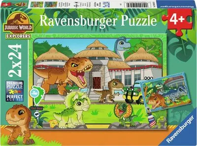 Image de Ravensburger Legpuzzel Jurassic World Explorers, 2x24st.