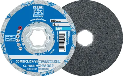 Produktbild von PFERD COMBICLICK non-woven discs PNER, 10 cm, 5 Stück(e)