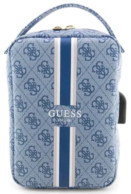 Productafbeelding van Guess 4G tas met gestreepte print - Blauw