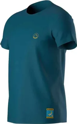 Image de Climbing on the Moon T-Shirt M, Turchese/Giallo, L, Escalade, T-Shirt - La Sportiva
