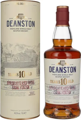 Produktbild von Deanston 10 Years Bordeaux Cask  + Box 700ml 46,3% Vol.