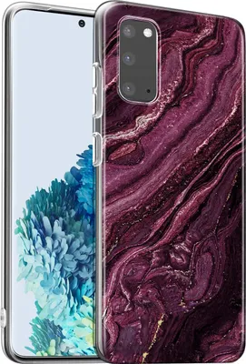 Immagine prodotto di Custodia per Samsung Galaxy S20 Copertura protettiva Marble Motif Custodia per telefoni cellulari Silicone Slim Cover