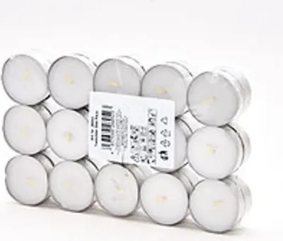 Obrázek produktu pro 30 čajových svíček, 17 x 38 mm, doba hoření cca 3,5-4 hodiny